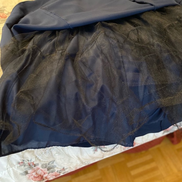 Evening dress in navy size 12 p - Picture 5 of 6